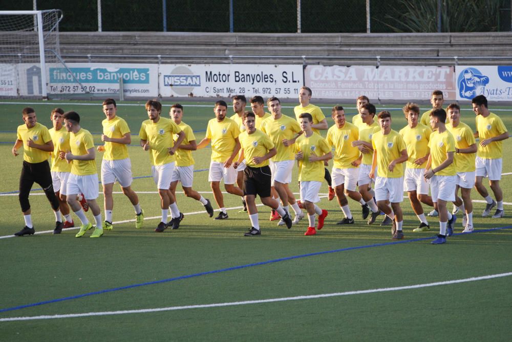 Primer entrenament del Banyoles de la pretemporada