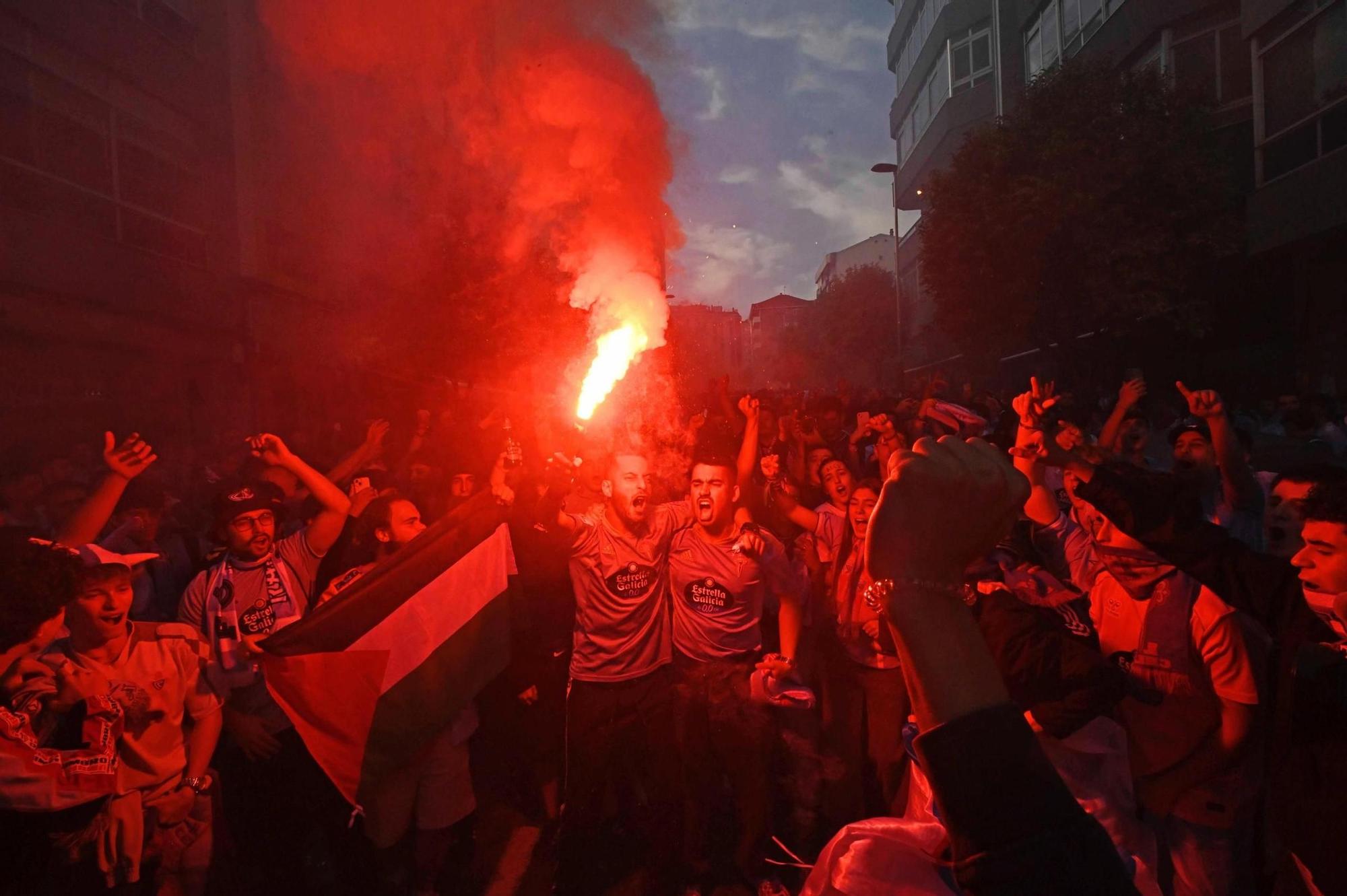 Las imágenes del Celta-PAOK