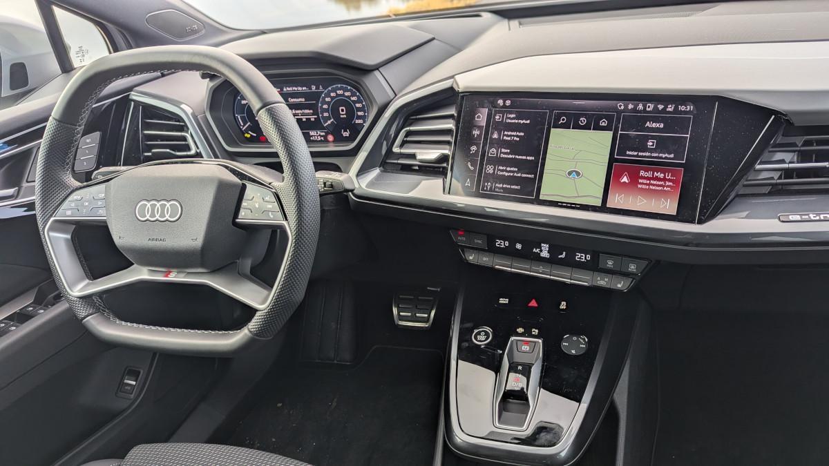 Interior del Audi Q4 e-tron