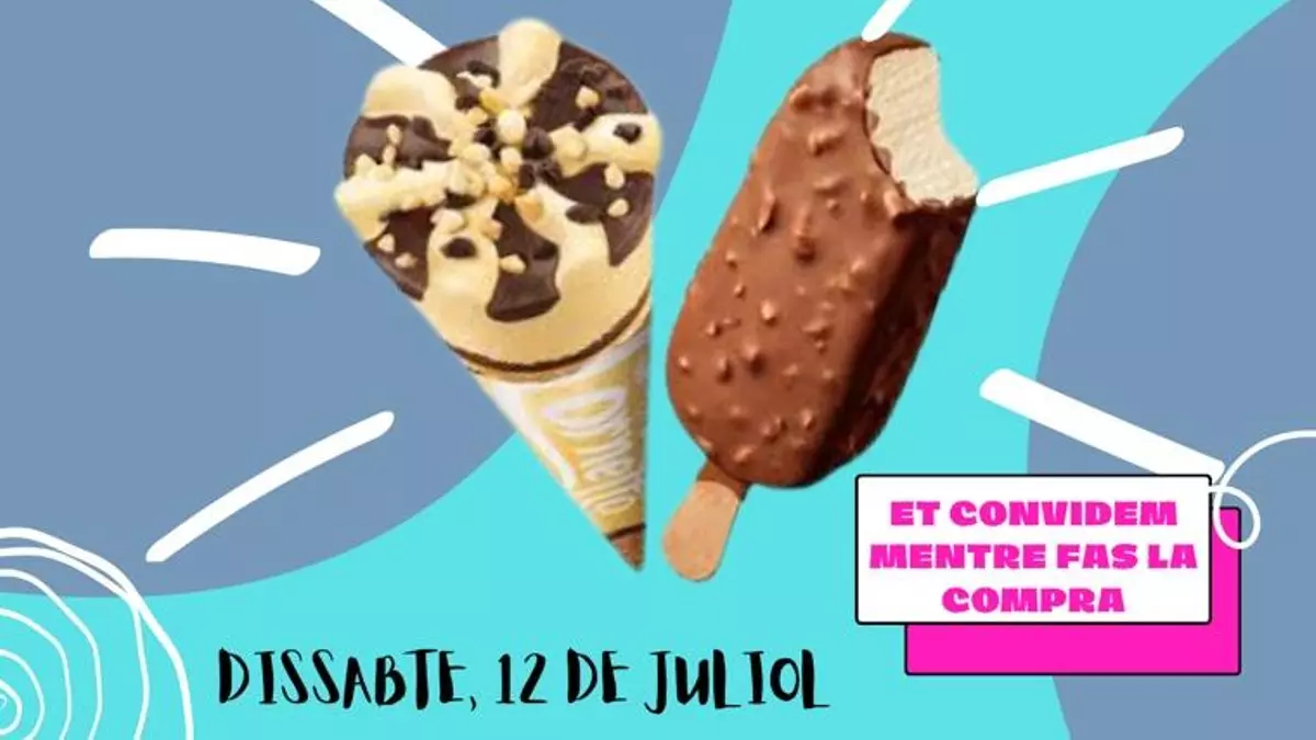 Un mercado de Barcelona regala 300 helados gratis por ir a comprar este sábado