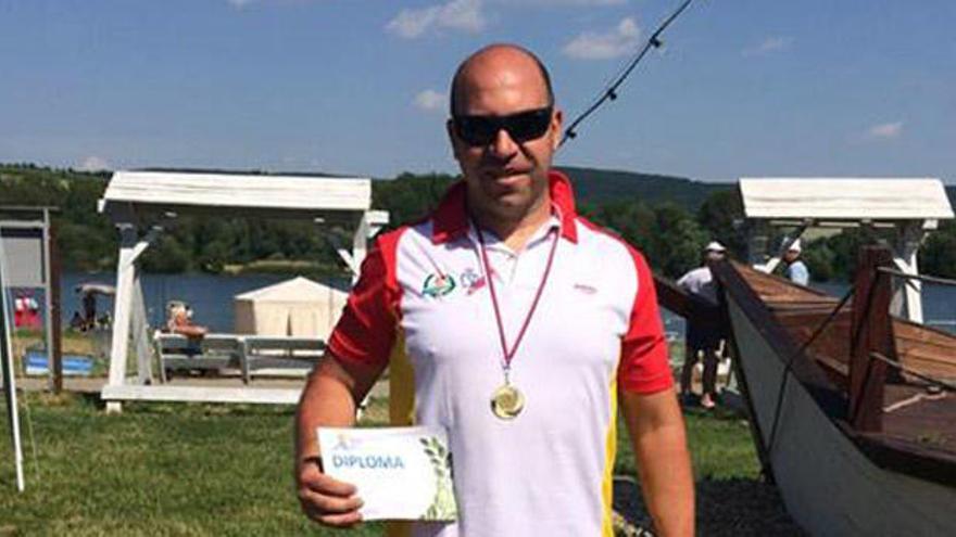 José Ramón Luelmo, tras una regata internacional.