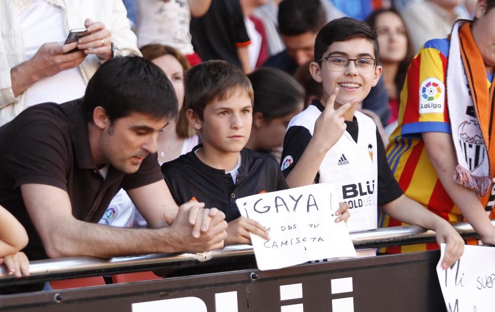 La espectacular afición del Valencia CF