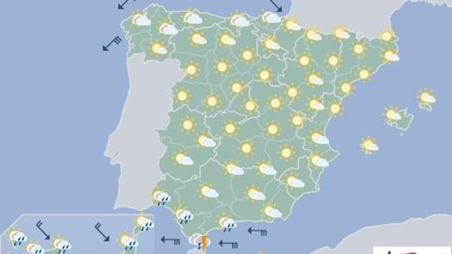 Tormentas en Canarias y posibilidad de nevadas en La Palma y Tenerife