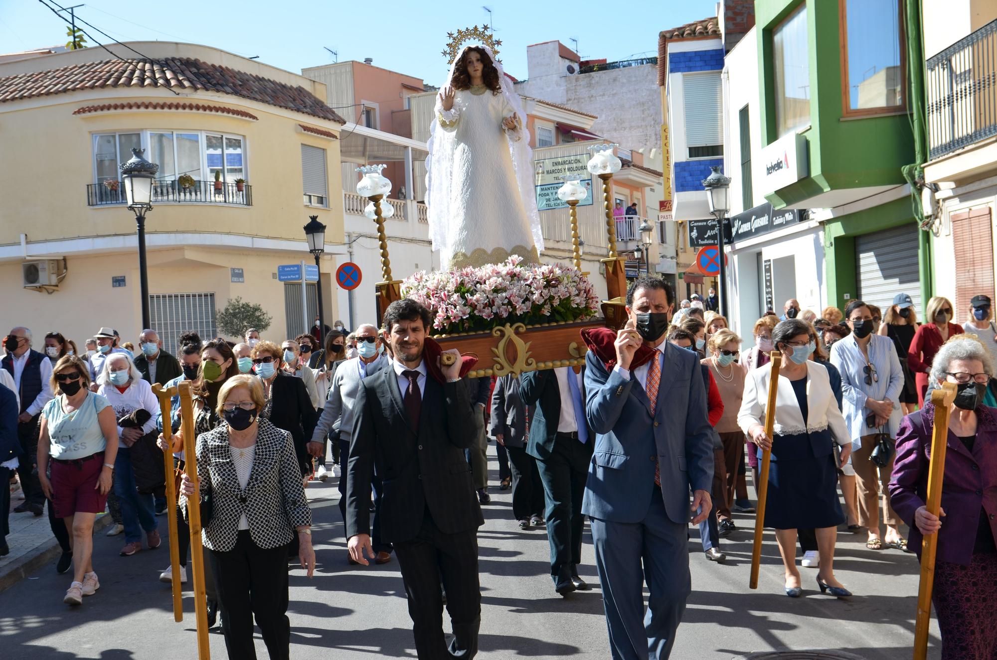 En Orpesa el acto ha comenzado en la parroquia de San Jaime.