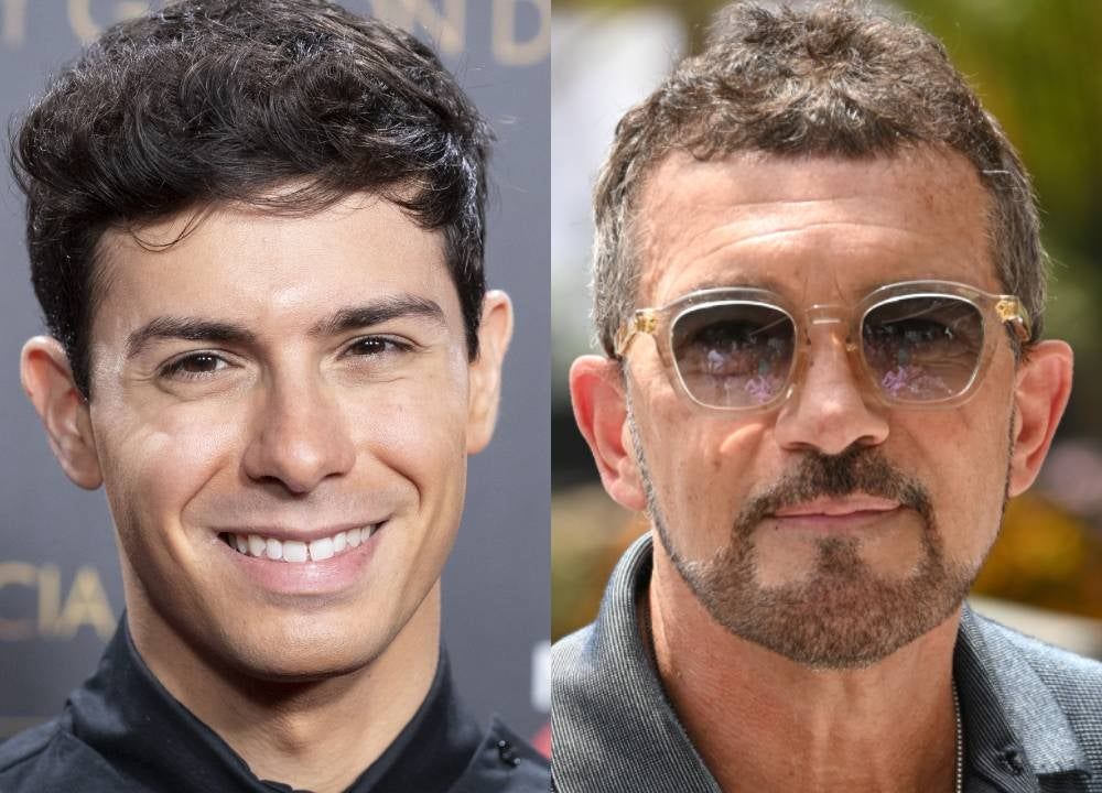 Alfred García y Antonio Banderas, fotomontaje