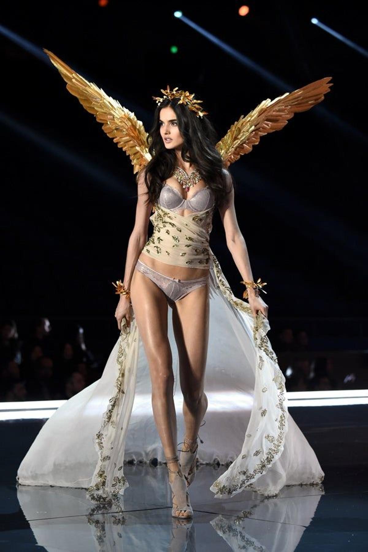 A punto de echar a volar... En el desfile Victoria's Secret 2017