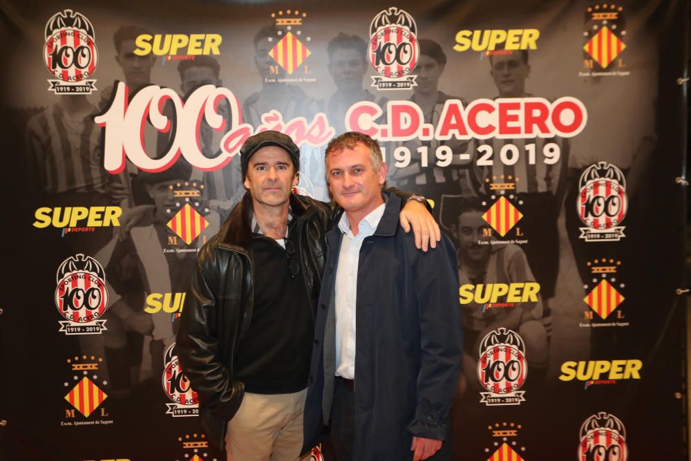 Superdeporte, en el acto del centenario del Acero