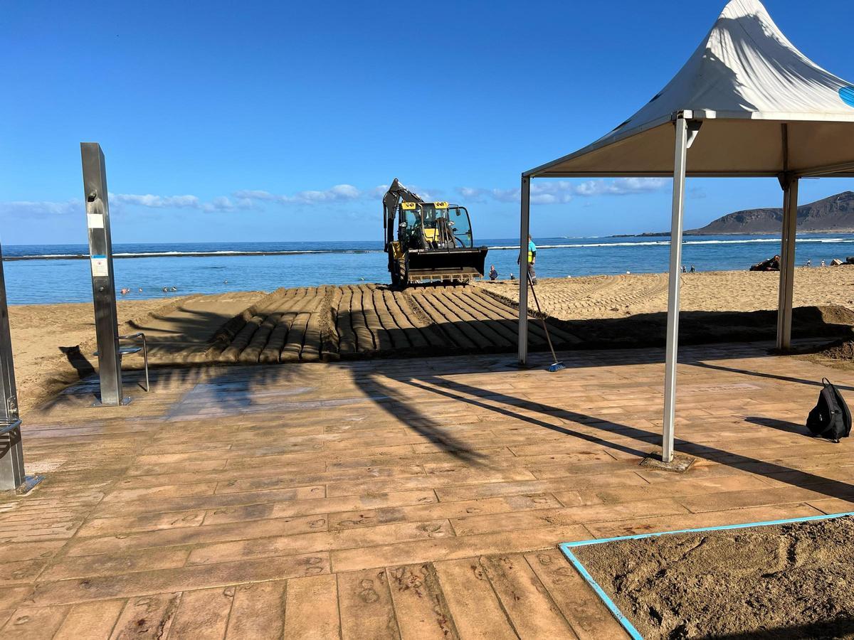 Zona del balneario en Tomás Miller