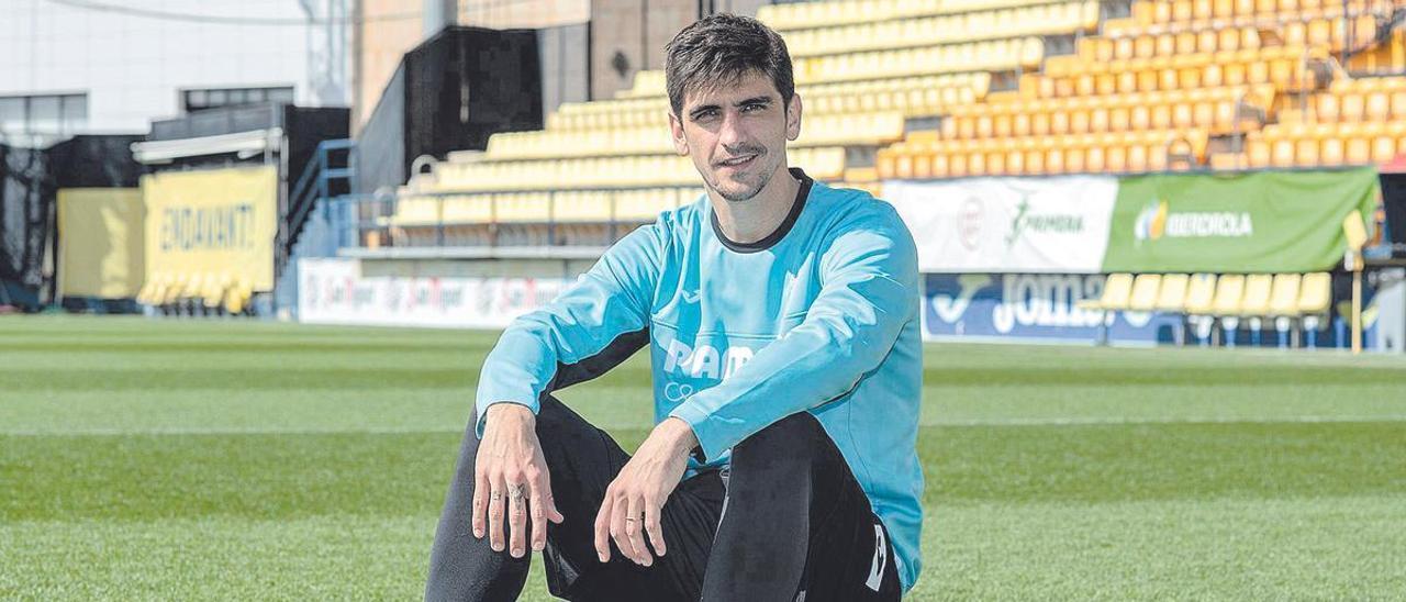 Gerard Moreno, en las instalaciones del Villarreal.