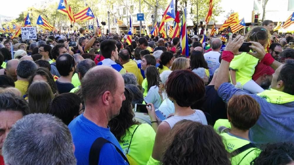 Bagencs a la concentració de Barcelona.