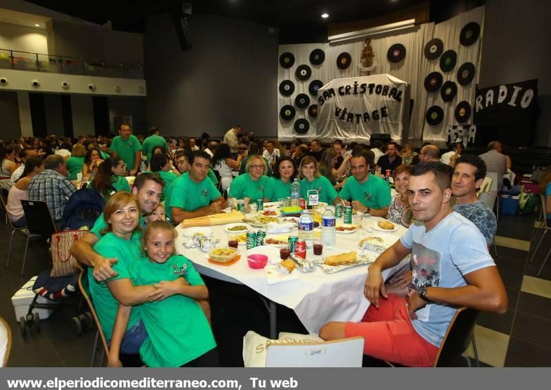 Cena popular de la gestora de gaiates en las Fiestas de San Cristóbal