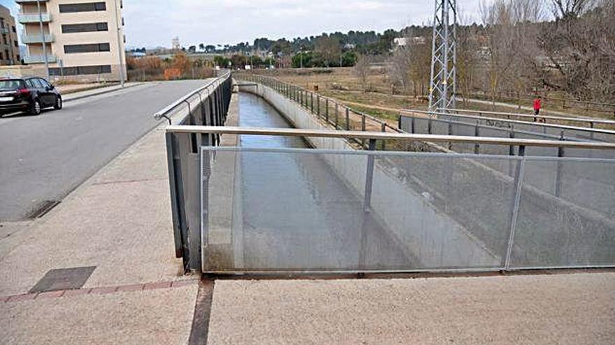 Un dels trams del canal industrial de Sant Joan on es va actuar fa deu anys, i que ara tindrà continuïtat