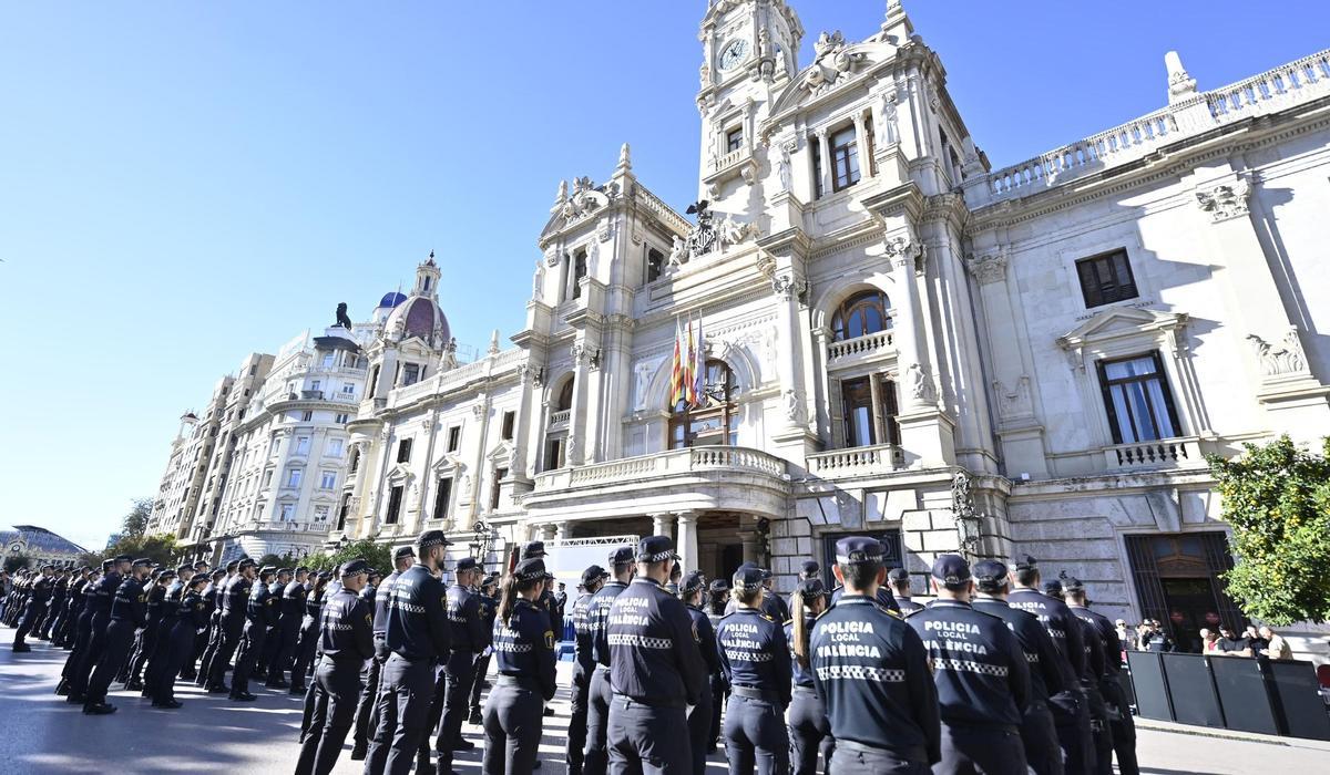 Entrega de despachos a casi 200 agentes, el pasado mes de noviembre