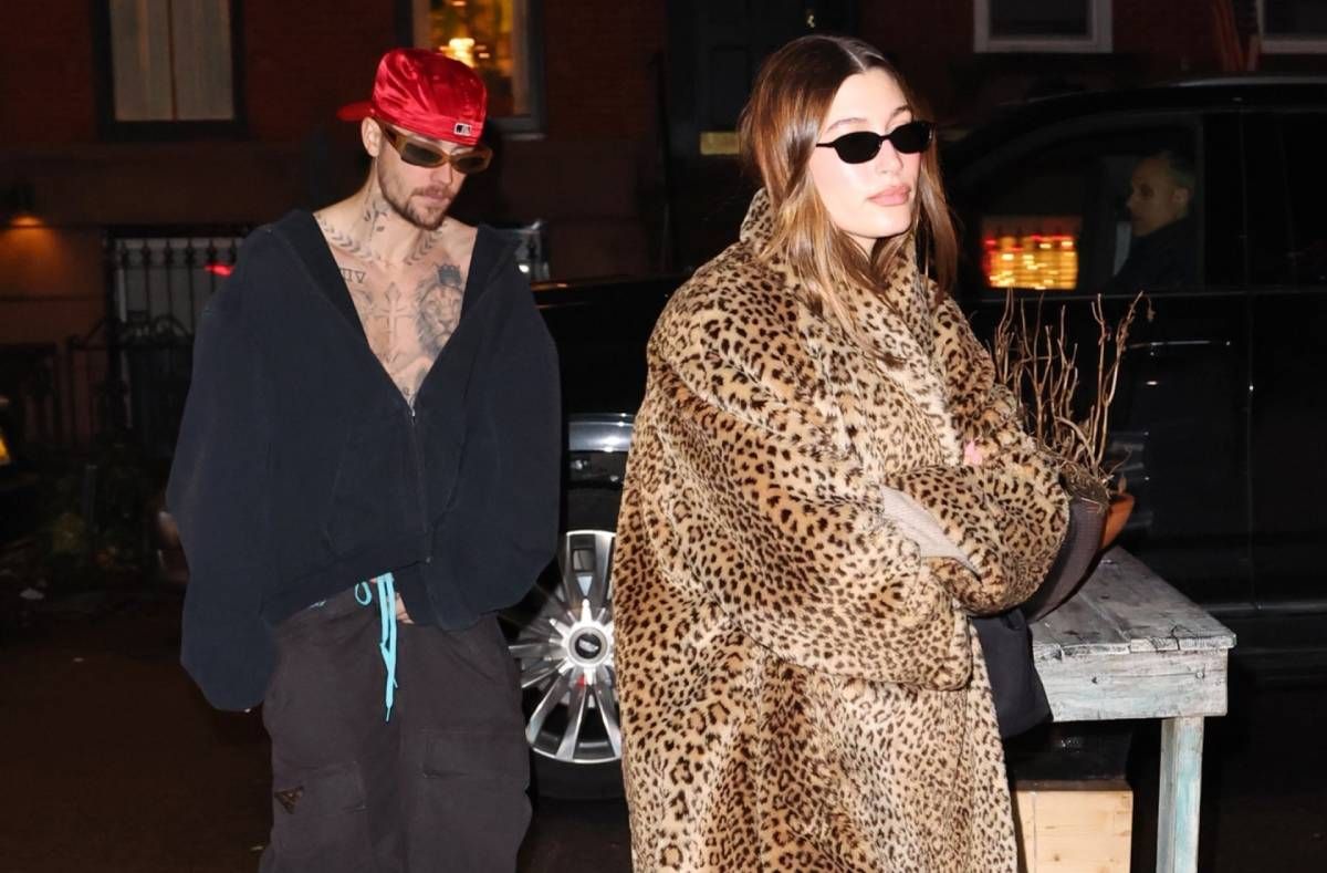 Justin Bieber paseando con Hailey por la ciudad de Nueva York