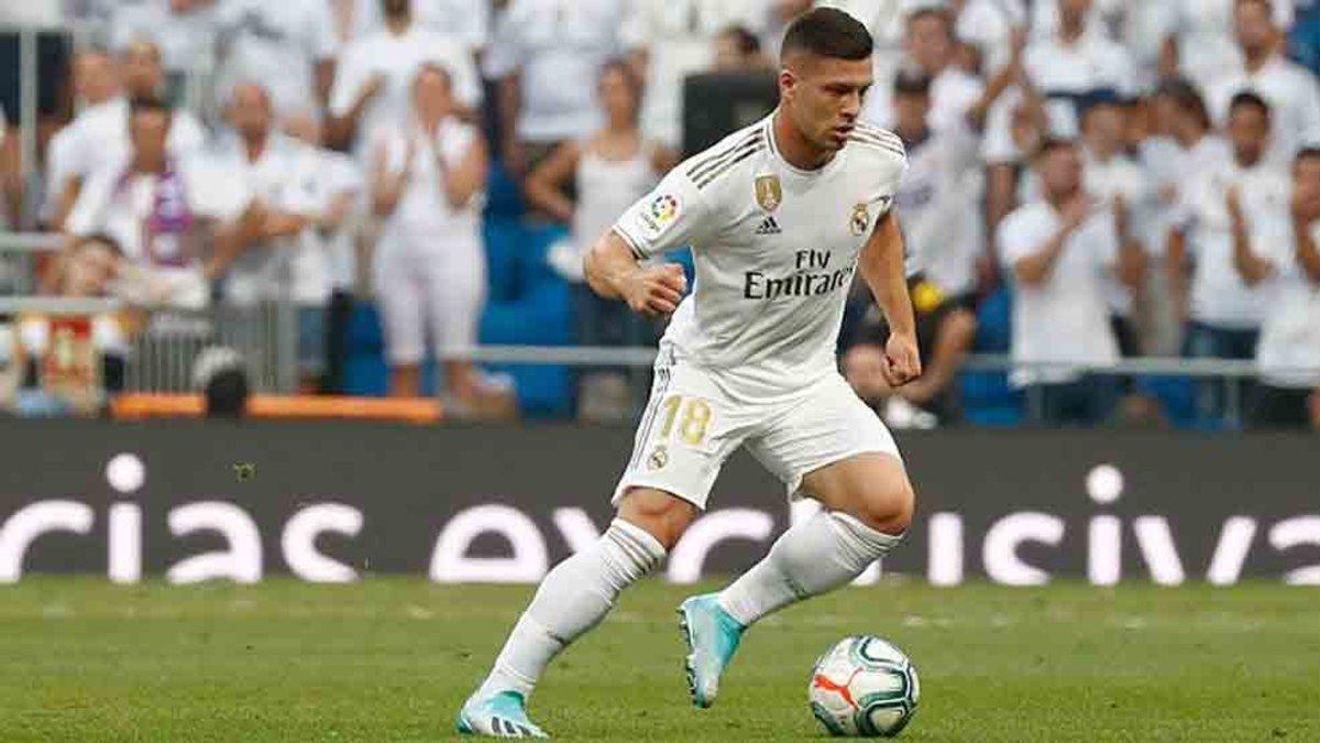 Jovic, en el once titular del Real Madrid