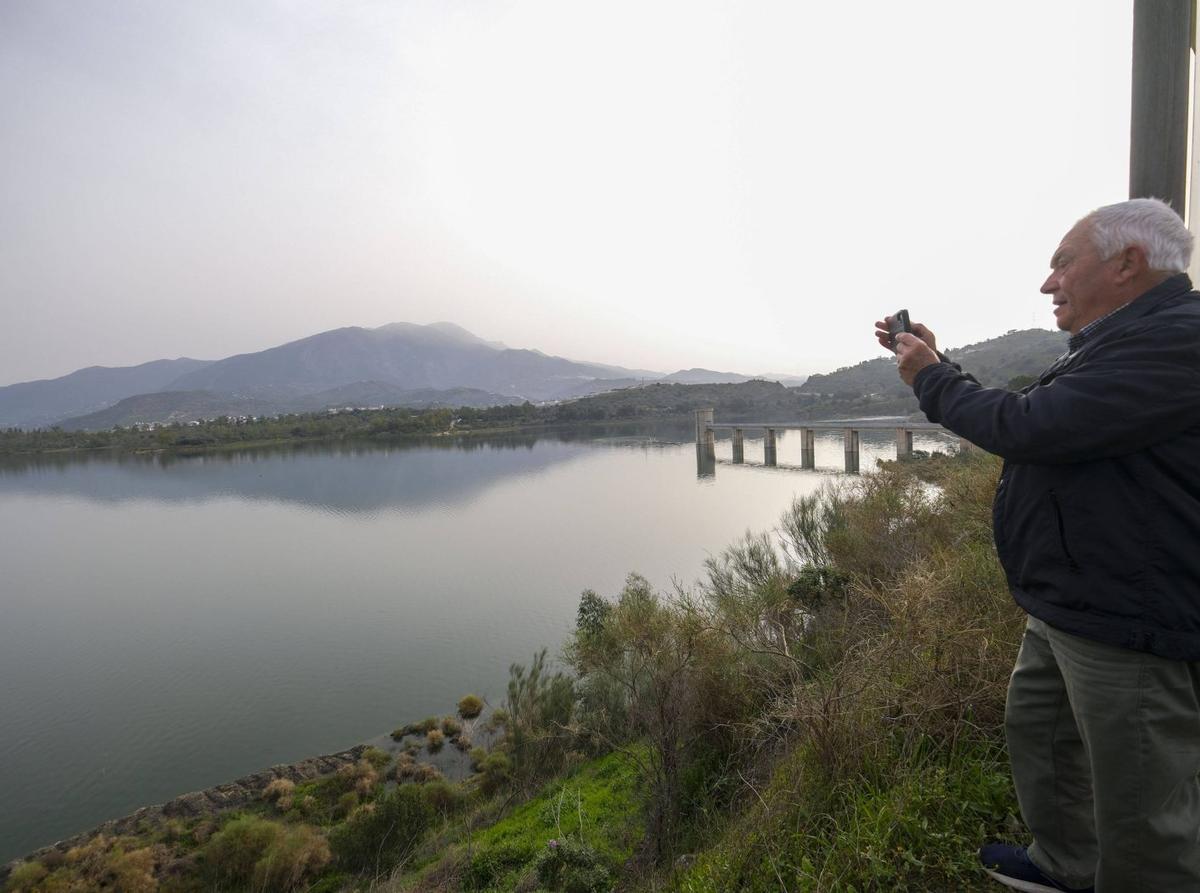 La Viñuela ha recuperado su caudal después de haber estado en situación  de pantano muerto