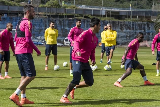 Entrenamiento de la UD Las Palmas