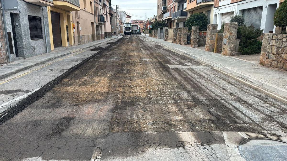 Alguns dels treballs d'arranjament que s'han iniciat aquesta setmana