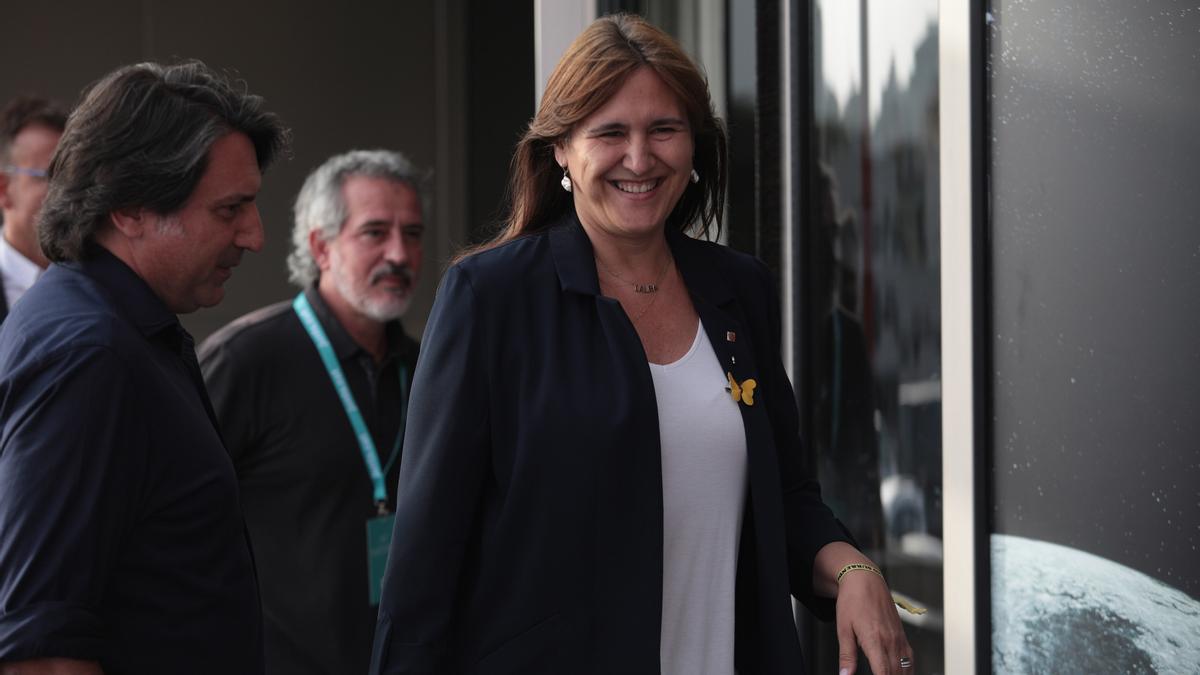 La presidenta de Junts per Catalunya, Laura Borràs
