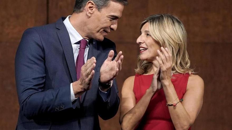 Yolanda, Sánchez y Garamendi