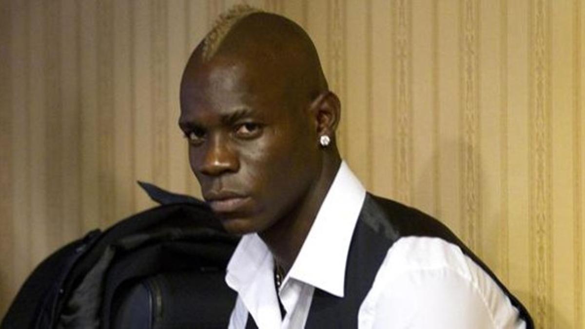 Balotelli, el lunes en Roma.