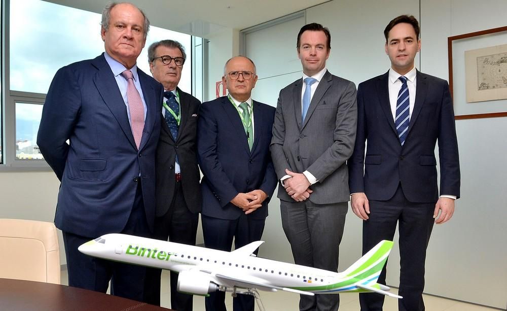 Binter y Embraer sellan su acuerdo de compra de nuevos aviones reactores