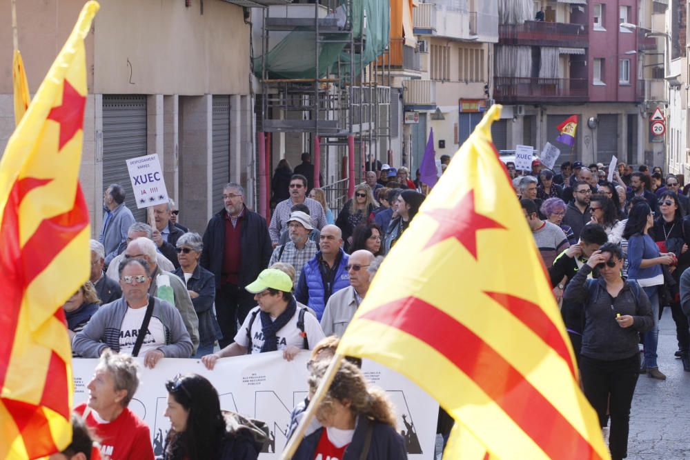 Manifestació a Blanes per demanar que "deixi de privatitzar-se" l''hospital