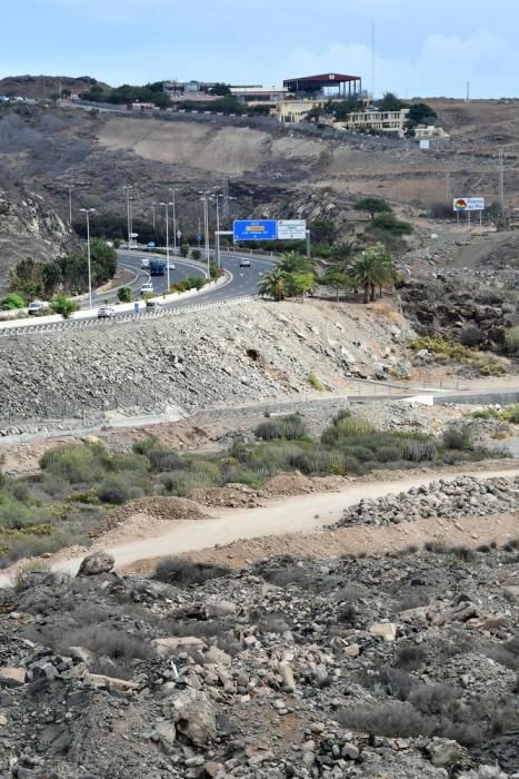 Barranco del Veril, en el que está proyectado construir el 'Siam Park'