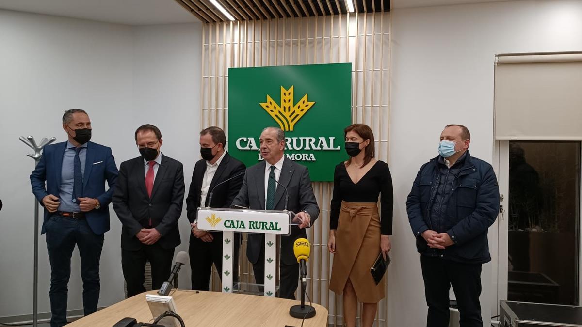 Cipriano García, director general, en el discurso de inauguración