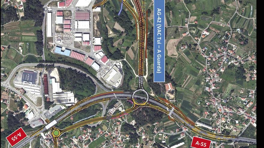 Las Obras De Enlace Del Vial Tui A Guarda Con El Pol gono De Areas 