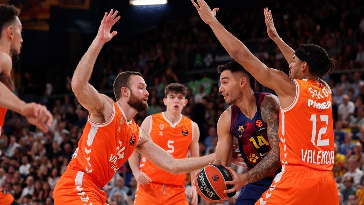 Willy Hernangómez durante el partido ante Valencia Basket