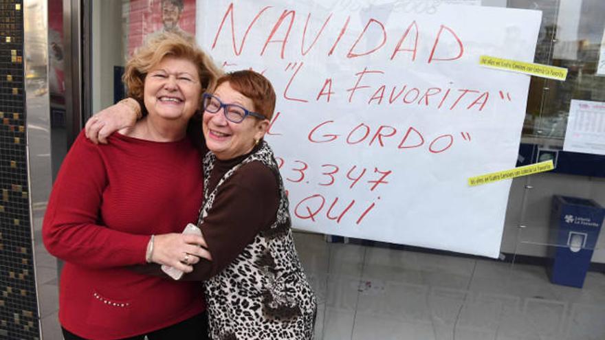 Las hermanas Ana y María García, hijas del fundador de La Favorita. | v. echave