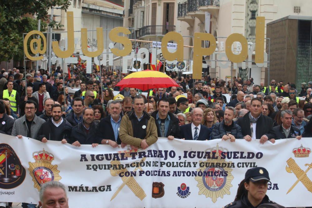 Manifestación de Jusapol en Málaga