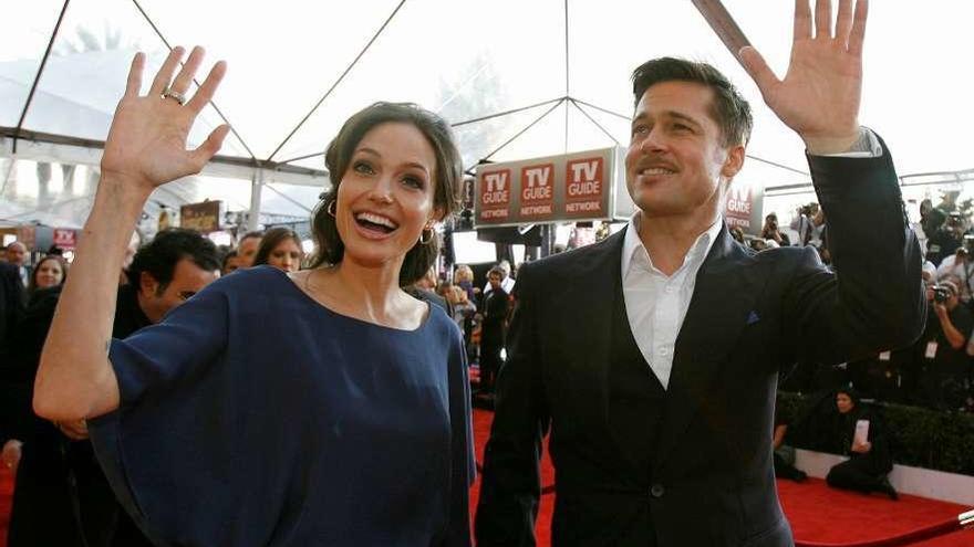 Angelina Jolie y Brad Pitt antes de su separación.