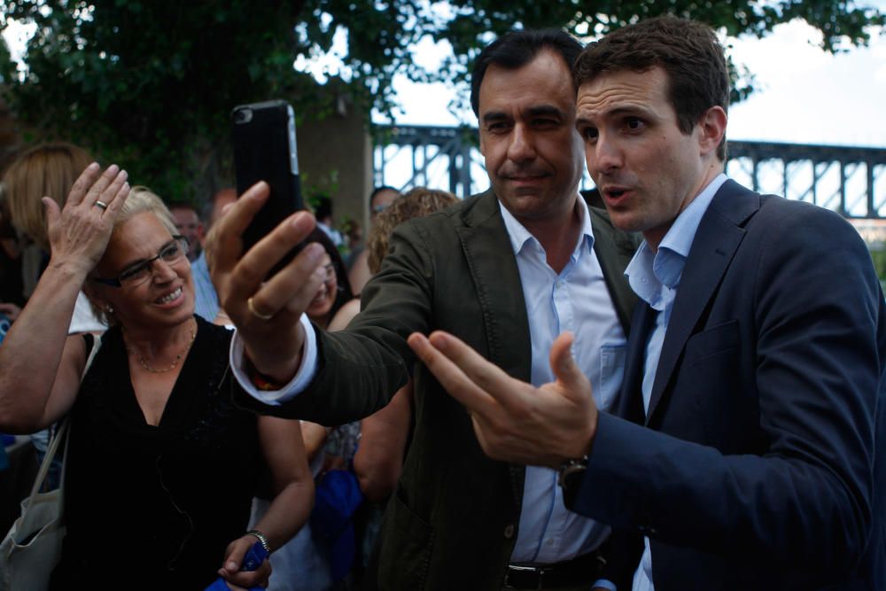 Visita de Pablo Casado y Martínez-Maíllo