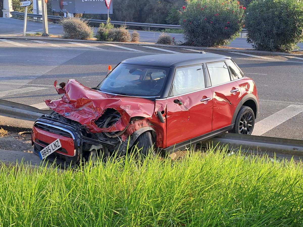Estas son todas las fotos del accidente de tráfico cerca de Sant Rafel