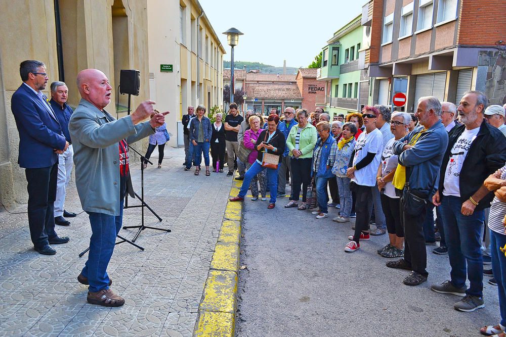 Commemoració de l'1 d'Octubre a Súria