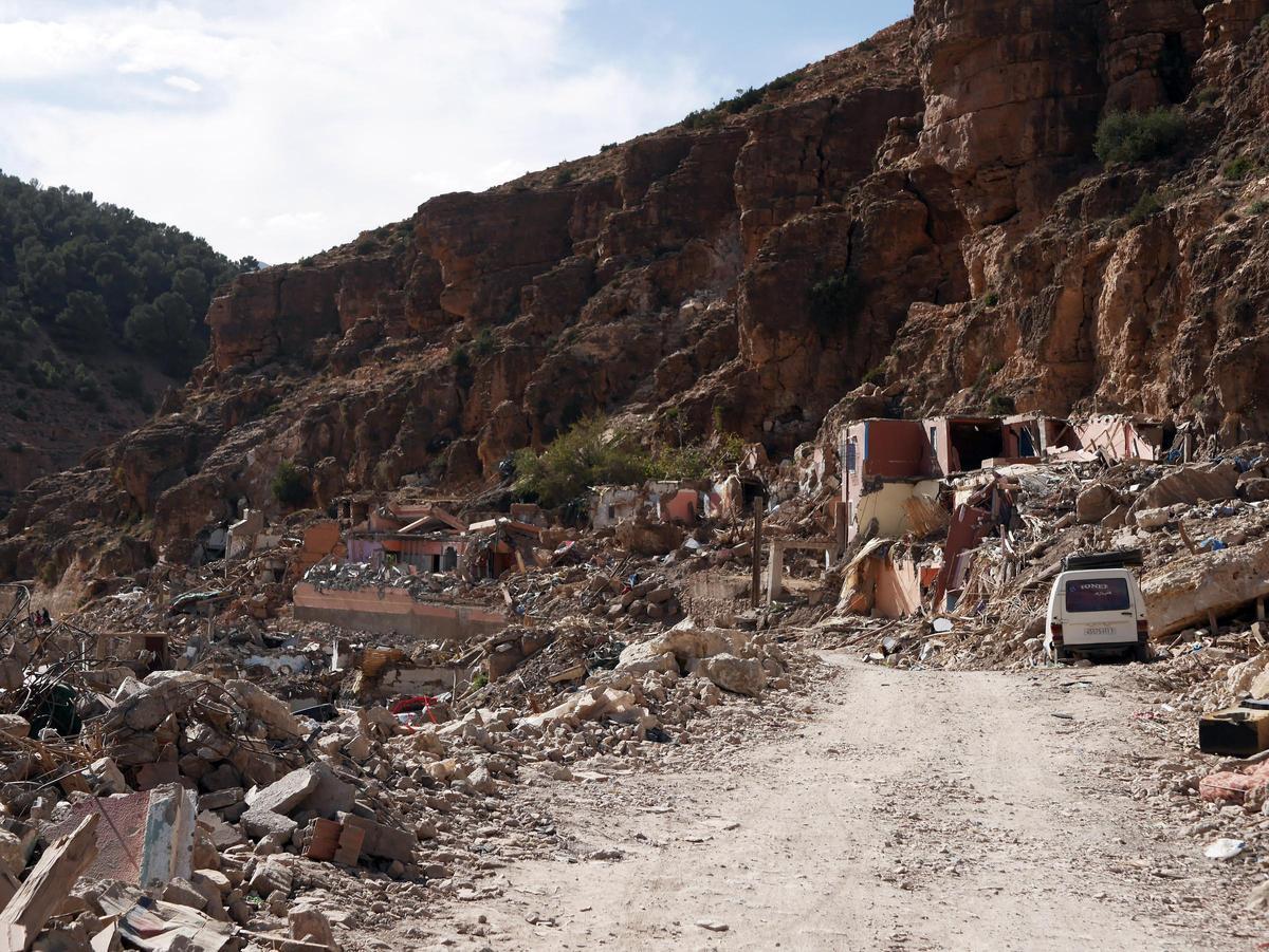 El pueblo de Imi N'Tala quedó totalmente derruido tras el terremoto