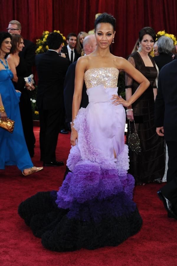 Zoe Saldana enamora con Givenchy