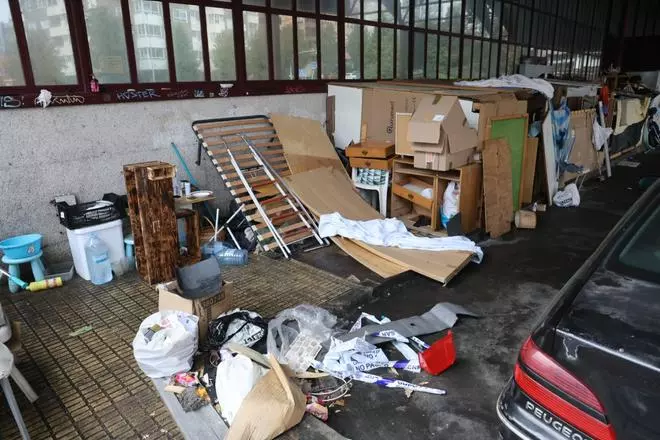 La vieja estación de autobuses de Vigo, escenario del homicidio de una persona sin hogar