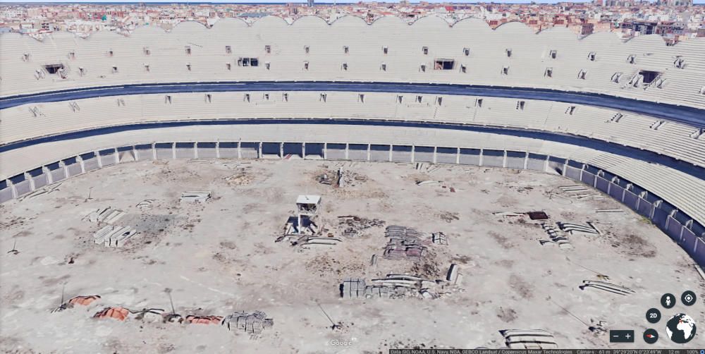 Google Earth: el nuevo estadio del Valencia CF
