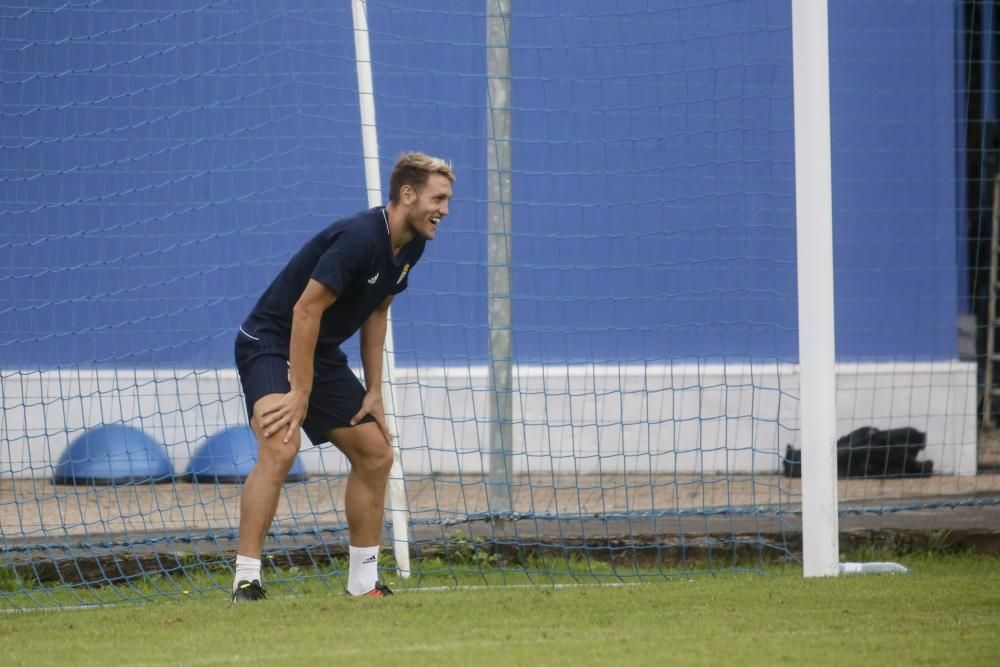 Entrenamiento del Real Oviedo, viernes