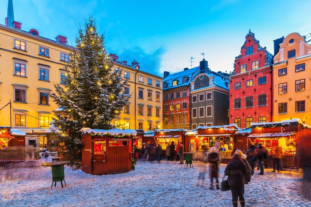 Mercadillo navideño de Estocolmo