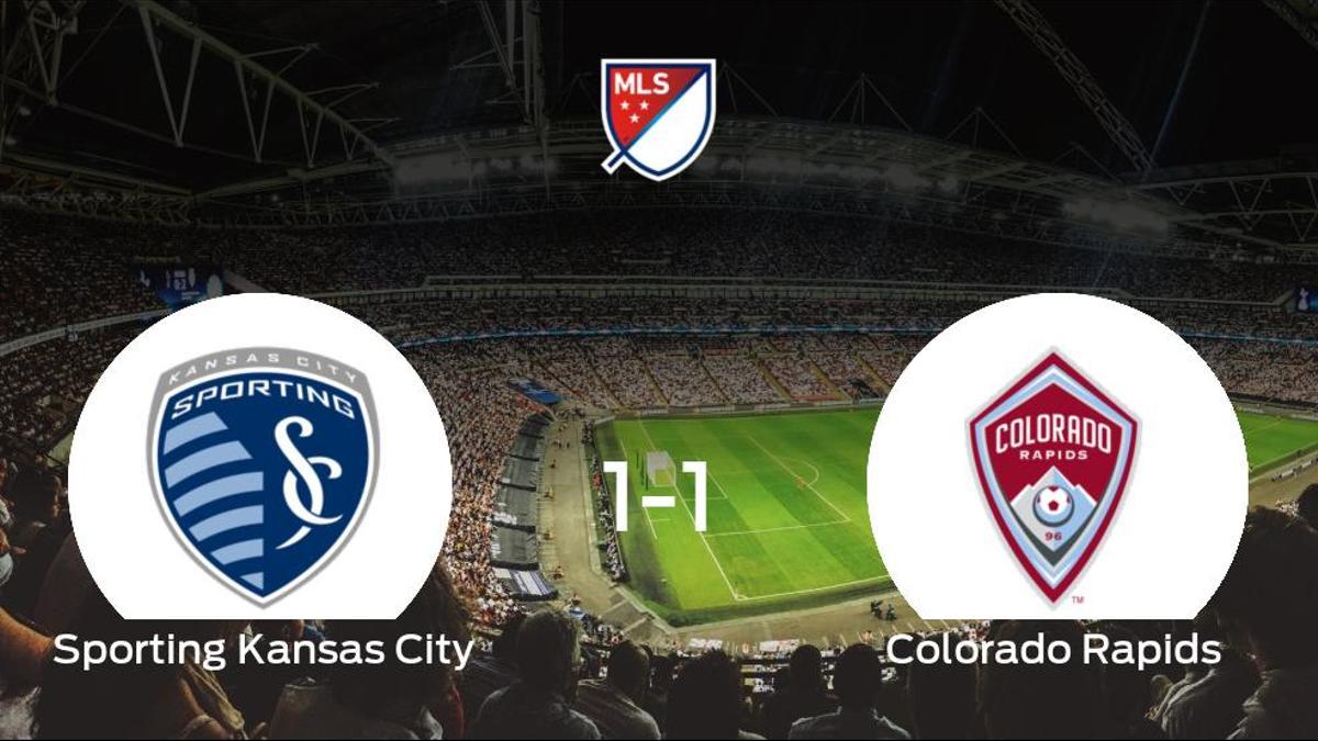 Empate a uno entre el Sporting Kansas City y el Colorado Rapids