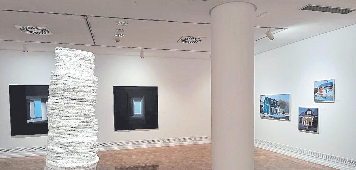 Obras aportadas por las galerías Llamazares, Caicoya y Dueñas.