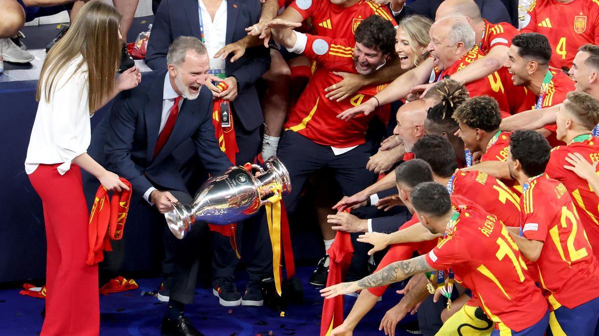 Final de la Eurocopa: España - Inglaterra, en imágenes.