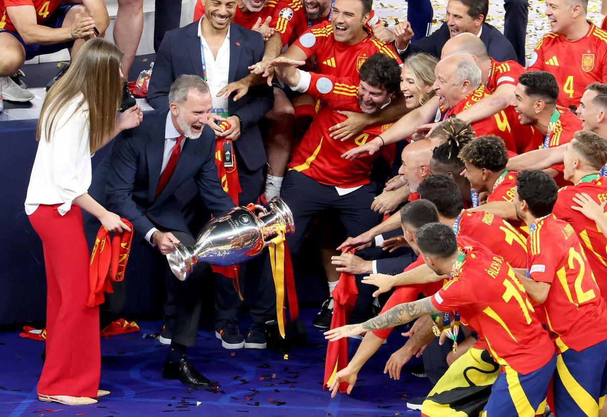 Final de la Eurocopa: España - Inglaterra, en imágenes.