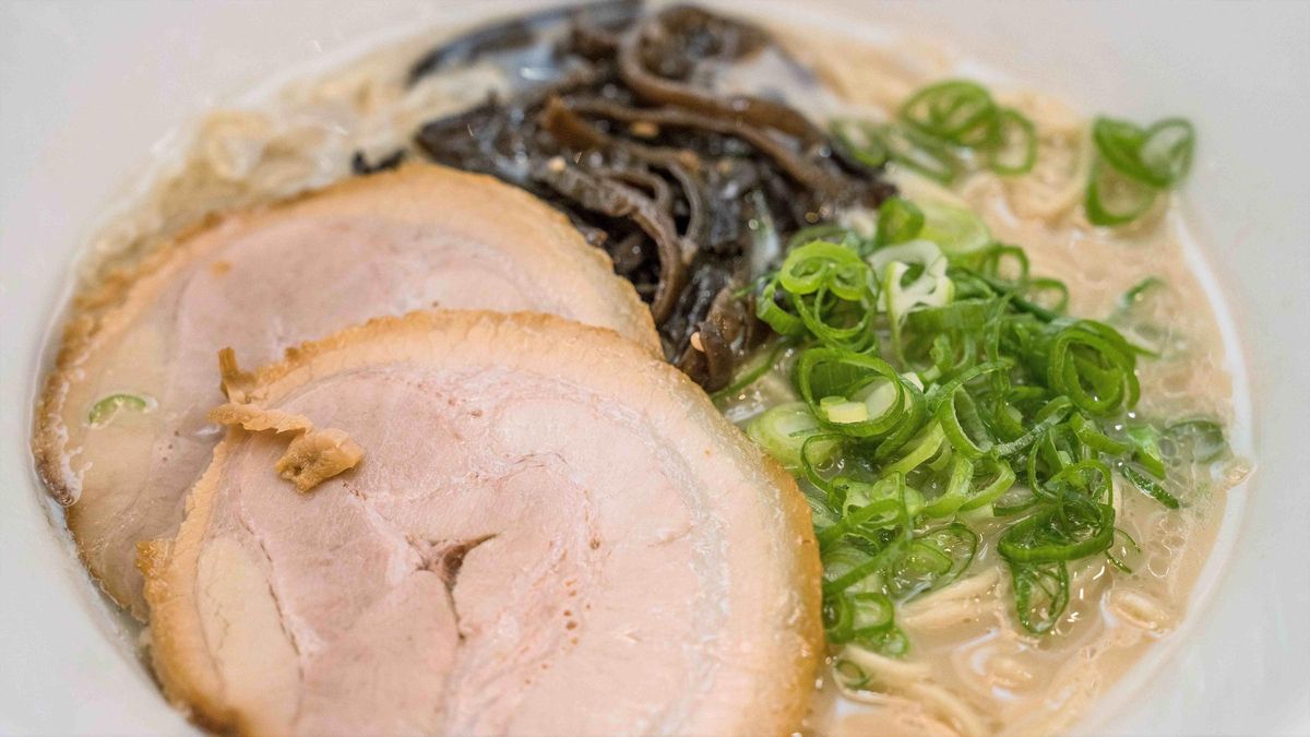 El 'ramen' clásico de Ippudo, llamado Shiromaru.