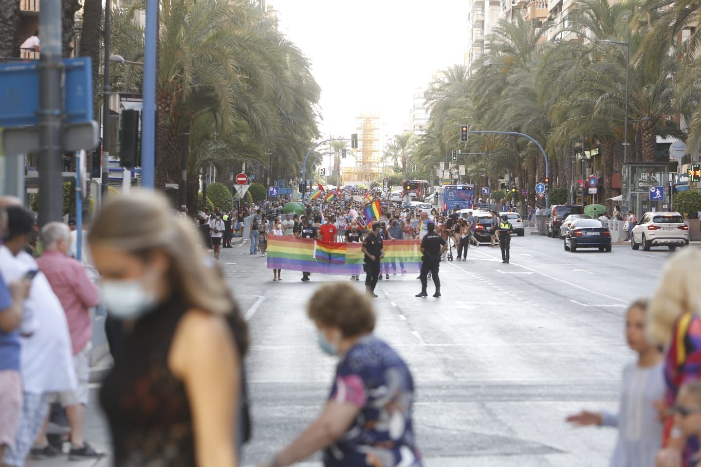 Celebración del Orgullo gay 2021 en Alicante