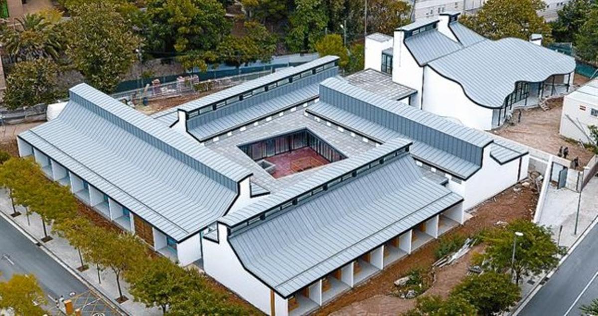 Imagen de la Casa dels Xuklis, situada cerca del Hospital de Vall d'Hebron.